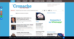 Desktop Screenshot of cronachesalerno.it
