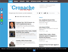 Tablet Screenshot of cronachesalerno.it